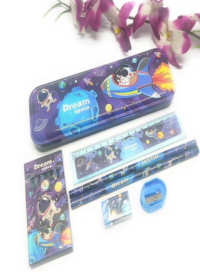 Tera13 TERA 13 Space Theme Stationary Set for Boys (1 Pcs) - Pencil, Eraser, Sharpener for Kids - Return Gifts, Stationary Items, Kit - Image 3